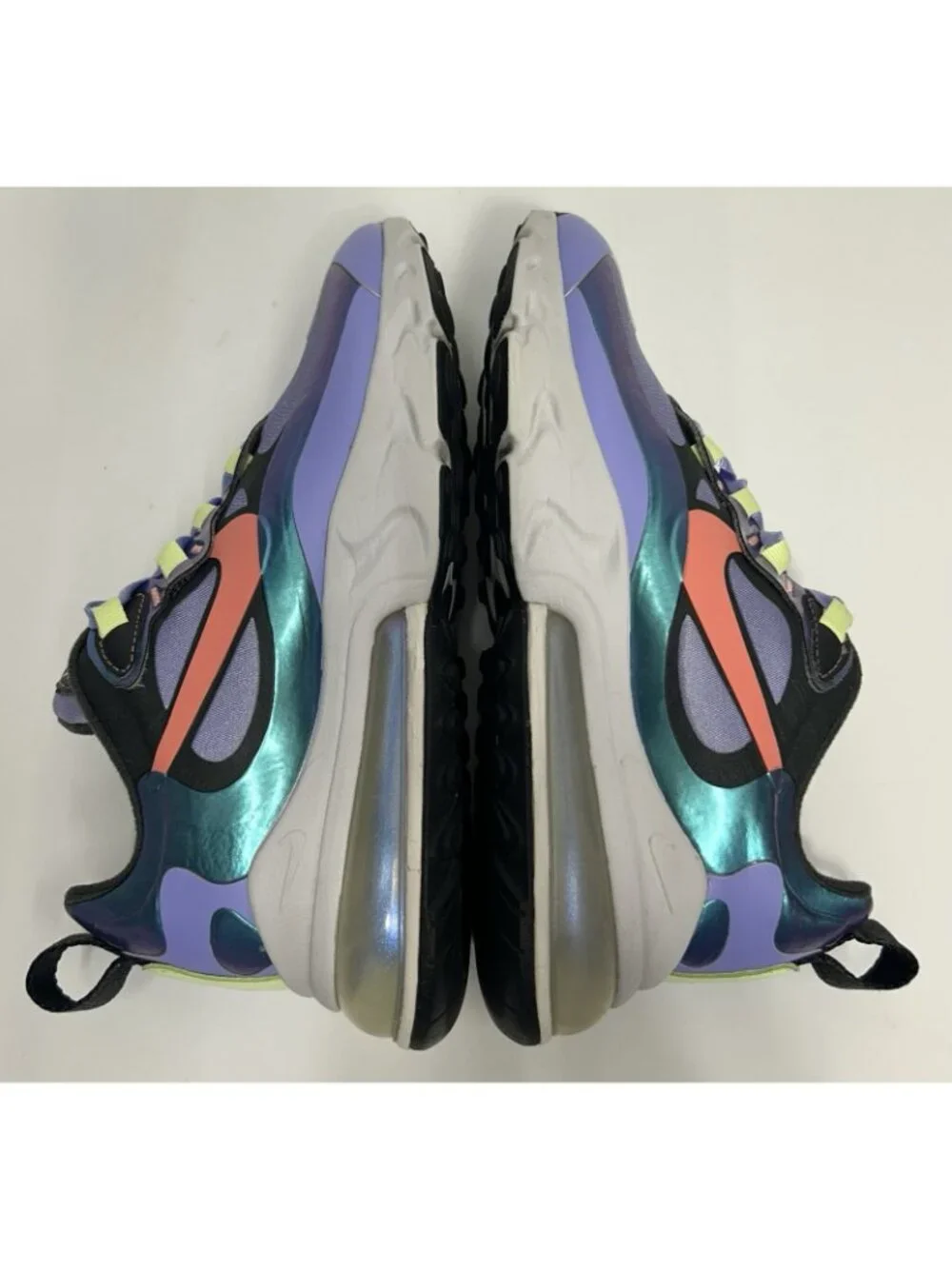 Nike Air Max 270 React Sneakers Light Thistle Sunblush CU4818-001 Womens Size 6